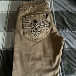 Here you have some barely worn jeans brand True Religion and Rock Revival